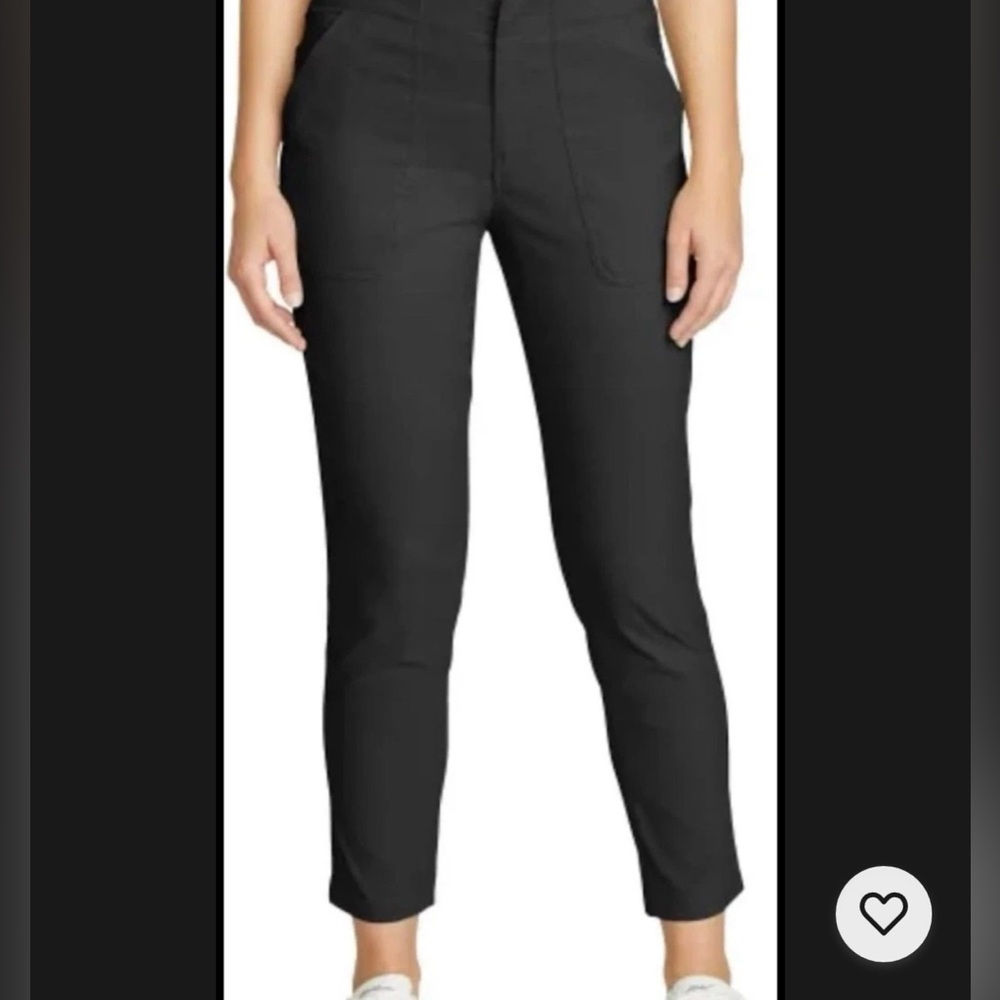 Eddie Bauer Horizon Straight Ankle Pants – Black – Size 8 – 28” Inseam